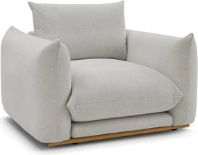 Világosszürke fotel Ernest – Bobochic Paris