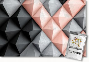 Fotótapéta Flizelina Absztrakt Geometria Illúzió Mélység 3D 200x140 ragasztó