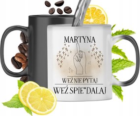 Mágikus Bögre Martina Fekete Matt Nyomtatott Fotóval 330ml