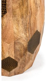 Mangófa kerek tárolóasztal ø 29 cm Fabia – MOME