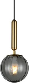 Italux glamour modern függeszték ravena füstös sárgaréz itxpnd-2324-1 bro+sg