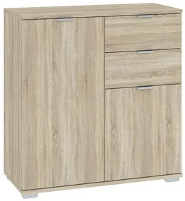 Komód fiókkal, tölgy színben EASY 71,5 cm