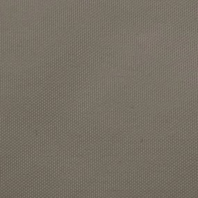 tópszínű téglalap alakú oxford-szövet napvitorla 2,5x4 m