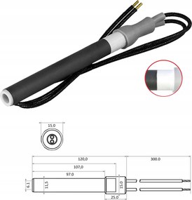 Kerámia pellet gyújtó pellet égő Kipi