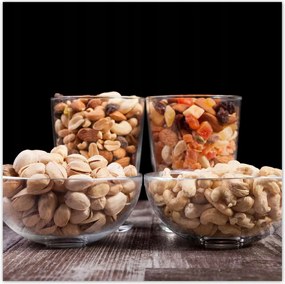 Poszterek 100x100 Szárított dió mix