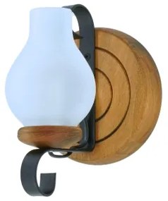 Fali lámpa ROATA 1xE14/40W/230V bükkfa