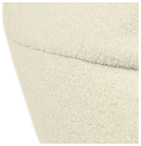 Krémszínű buklé babzsákfotel Razzmatazz – SLOWDOWN