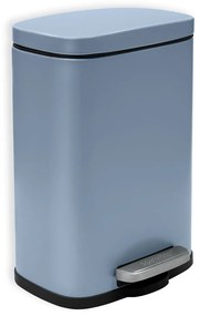 Világoskék acél pedálos szemetes 5 l Akira – Spirella