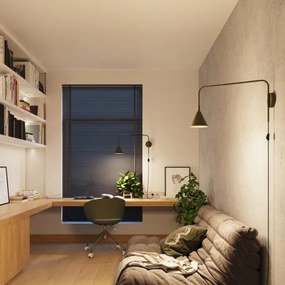 Sollux SL.1700 - Fali lámpa NOX 1xE14/10W/230V zöld