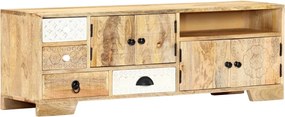 vidaXL tömör mangófa TV-szekrény 120 x 30 x 40 cm