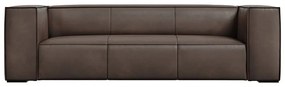Barna bőr kanapé 227 cm Madame – Windsor & Co Sofas