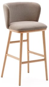 Világosbarna bárszék (ülésmagasság 75,5 cm) Ciselia – Kave Home