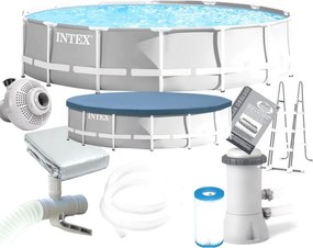 INTEX MetalPrism Set fémvázas medence 427 x 107 cm (26720)