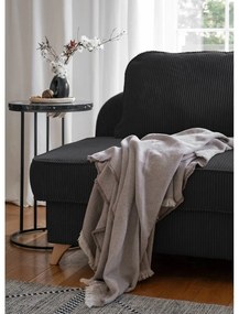 Antracitszürke kordbársony heverő (jobb oldali) Chic Charlotte – Miuform