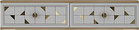 Moka 120 - Sapphire Oak, White, Gold