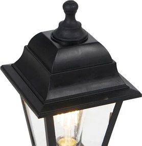 Klasszikus kültéri oszlop lámpa fekete 44 cm IP44 - Capital