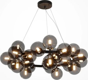 MAYTONI MOD545PL-25B DALLAS Modern Led Függesztett Lámpa Fekete, Füstös G9 IP20