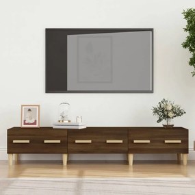 Barna tölgy színű szerelt fa tv-szekrény 150 x 34,5 x 30 cm