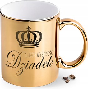 Bögre Nagypapának Arany Őfelsége Nagypapa Ajándék Kávé Tea