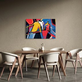 Kép - A férfiak absztrakciója (90x60 cm)