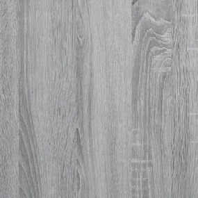 szürke sonoma színű szerelt fa komód 91 x 35,5 x 74,5 cm