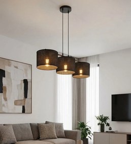 Emibig modern függeszték eco barna fekete emi1655/3
