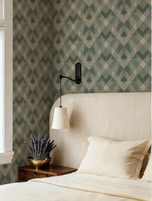 Esselle Home A La Mode Knoll szürke-törtfehér geometrikus vlies tapéta – 100623EH