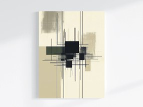 Canvas Vászonkép Absztrakt Bauhaus Mid-century Modern Vonal 60x80