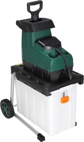 CHIP kerti aprítógép/daráló 50 literes gyűjtőtartállyal, 3100W fekete/zöld Gardebruk