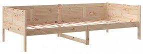 tömör fenyőfa kanapéágy 80x200 cm