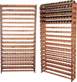 204 palackos könyvespolc bortartó állvány moduláris 17x12 építőkocka