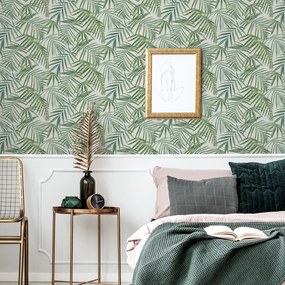Arthouse Signature 1 Palm Leaves zöld leveles papír tapéta – 923909