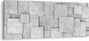 Kép - Betoncsempék absztrakciója (120x50 cm)