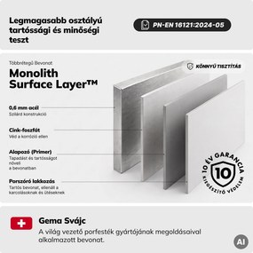 Öltözőszekrény fém munkahelyi mély 2 ajtós szürke, 292x1720x600 mm: BARTEK 1 Plus D600