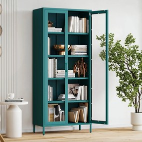 ANGELO vitrin, 800 x 1850 x 450 mm, Modern: tengerkék