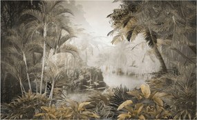 Fotótapéta Flizelina Nappali és Hálószoba Trópusi erdő 416x254 Ragasztó