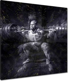 Vászonkép 90x90 Strongman Edzőterem Erő