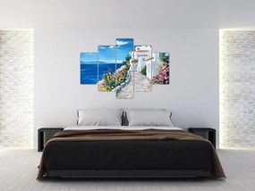 Kép - Sikátor a tenger mellett (150x105 cm)