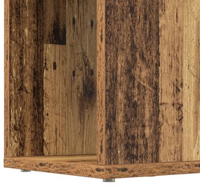 könyvespolc Régi fa Szerelt fa 80 x 24 x 124 cm Polc