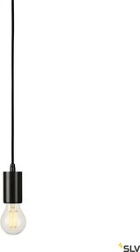 SLV 132690 FITU Hengeres Függesztett Lámpa Fekete E27 IP20