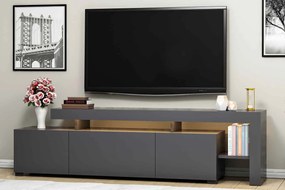 Design TV asztal Calissa 192 cm antracit