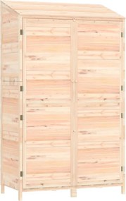 vidaXL tömör fenyőfa kerti fészer 102x52x174,5 cm