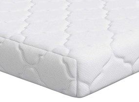 Matrac Kókuszréteggel Fehér 160 x 80 cm PU hab