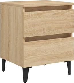 vidaXL sonoma tölgy színű szerelt fa éjjeliszekrény 40 x 35 x 50 cm