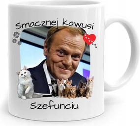 Donald Tusk Bögre Főnök Platform Ajándék fényképes nyomtatással