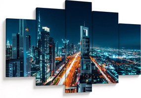 Kép - Dubai éjszaka (150x105 cm)