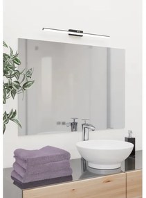 Eglo 900475 - VERDELLO LED fürdőszobai tükörvilágítás 5W, 230V, IP44, fekete