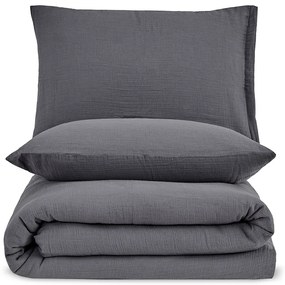 4Home Muszlin ágynemű Steel, 135 x 200 cm, 80 x 80 cm