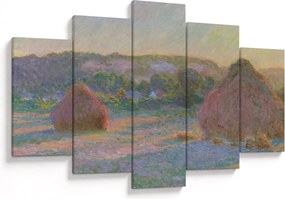 Kép - Claude Monet, Stacks of Wheat (End of Summer) , reprodukciók (150x105 cm)