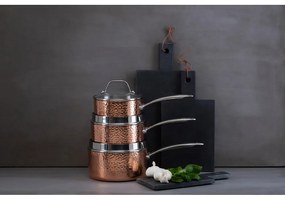 Rozsdamentes acél edény fedővel 2,2 l Minerva – Premier Housewares